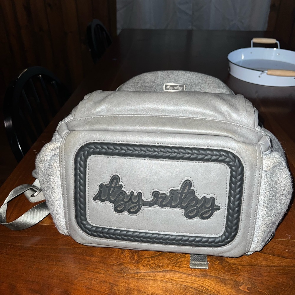 Itzy Ritzy Heather Gray Backpack - Picture 2 of 3